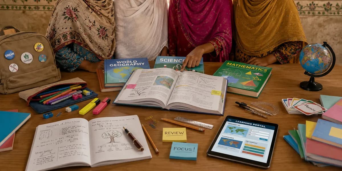 Learning resources and stationery for Suhaai students